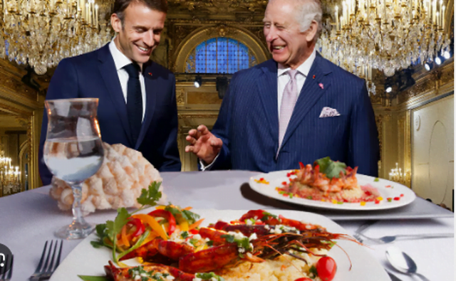 Darka e arragostave për mbretin Charles i kushtoi presidencës së Francës 450,000 euro