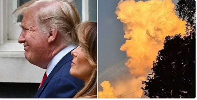 Reja e çuditshme në Londër, ngjan me Donald Trump