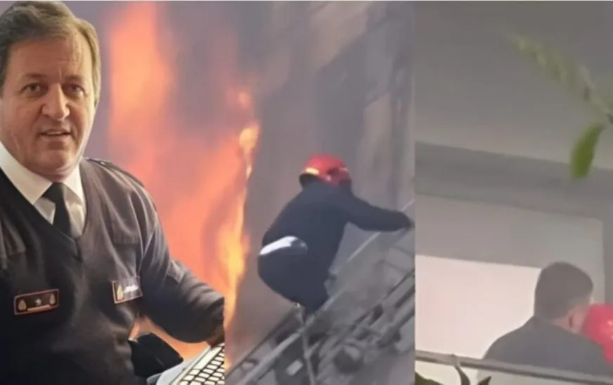 Jonus Murataj, Zjarrfikësi hero hoqi helmetën për t’ia dhënë qytetares, vajza e tij rrëqeth: Më dhembi…